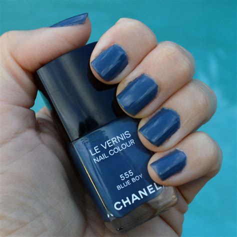 chanel blue boy swatch|Chanel blue boy nail polish.